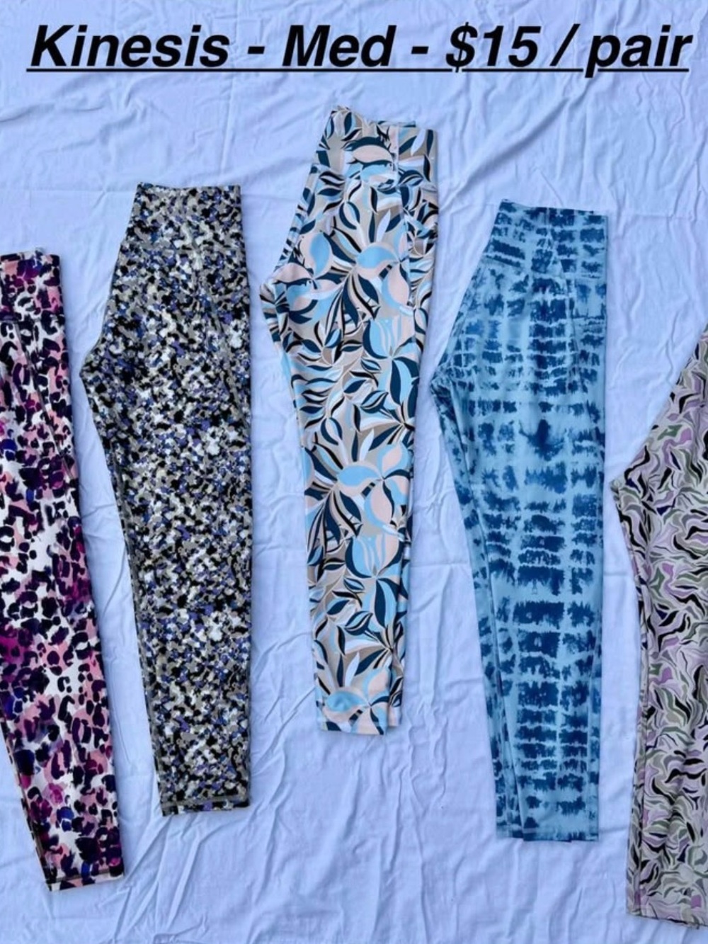 Kinesis Women's 5 Patterned Leggings - Medium